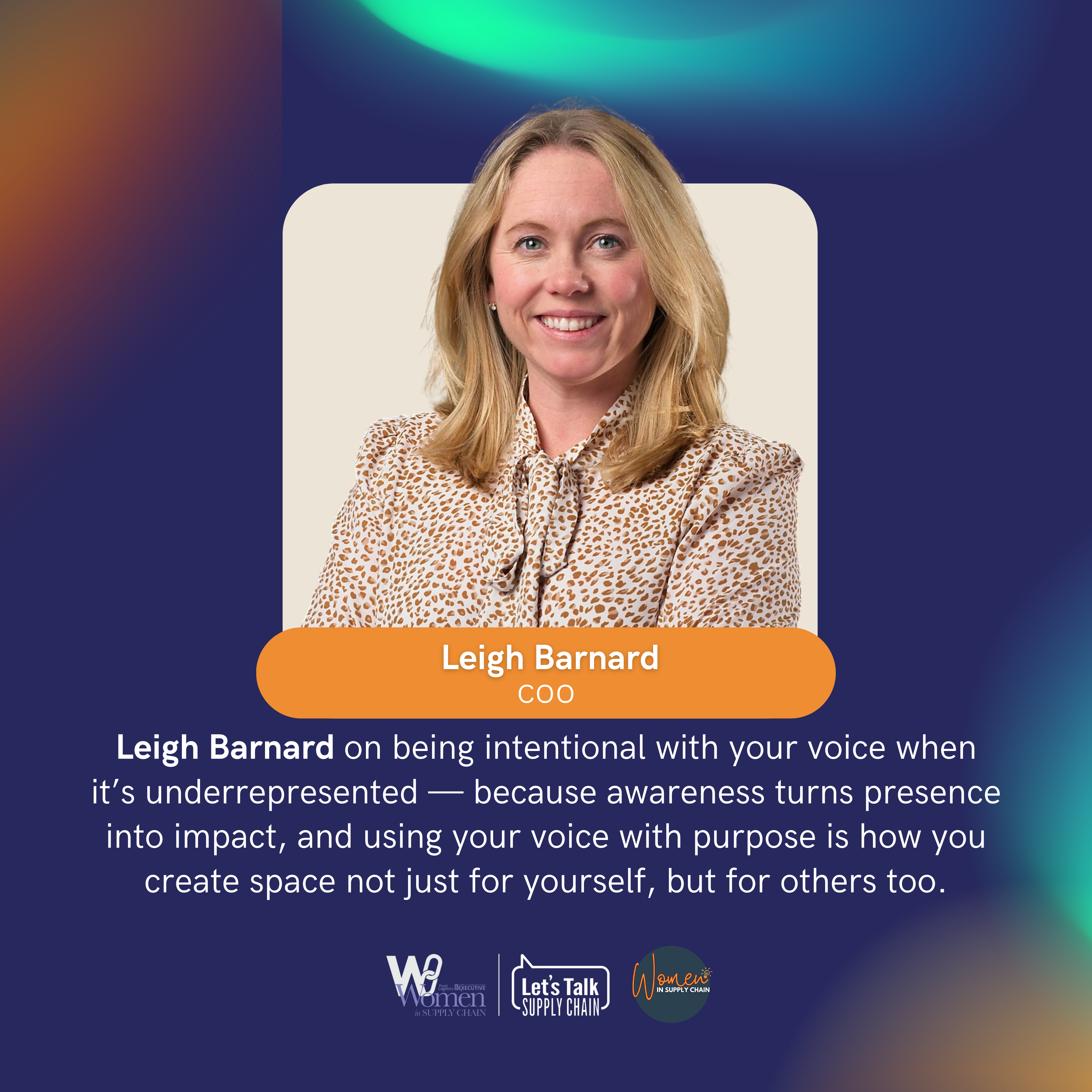 Leigh Barnard Wants More Women In Supply Chain™